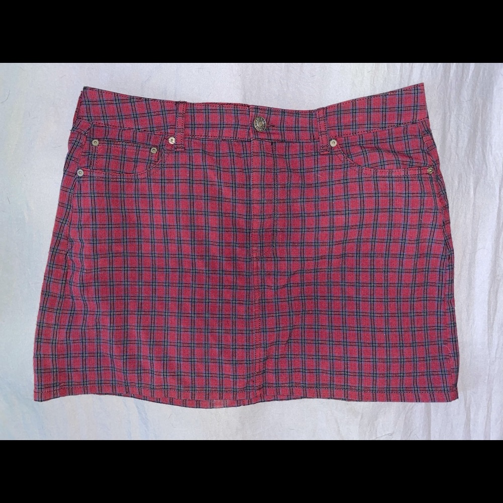 American Eagle plaid mini skirt